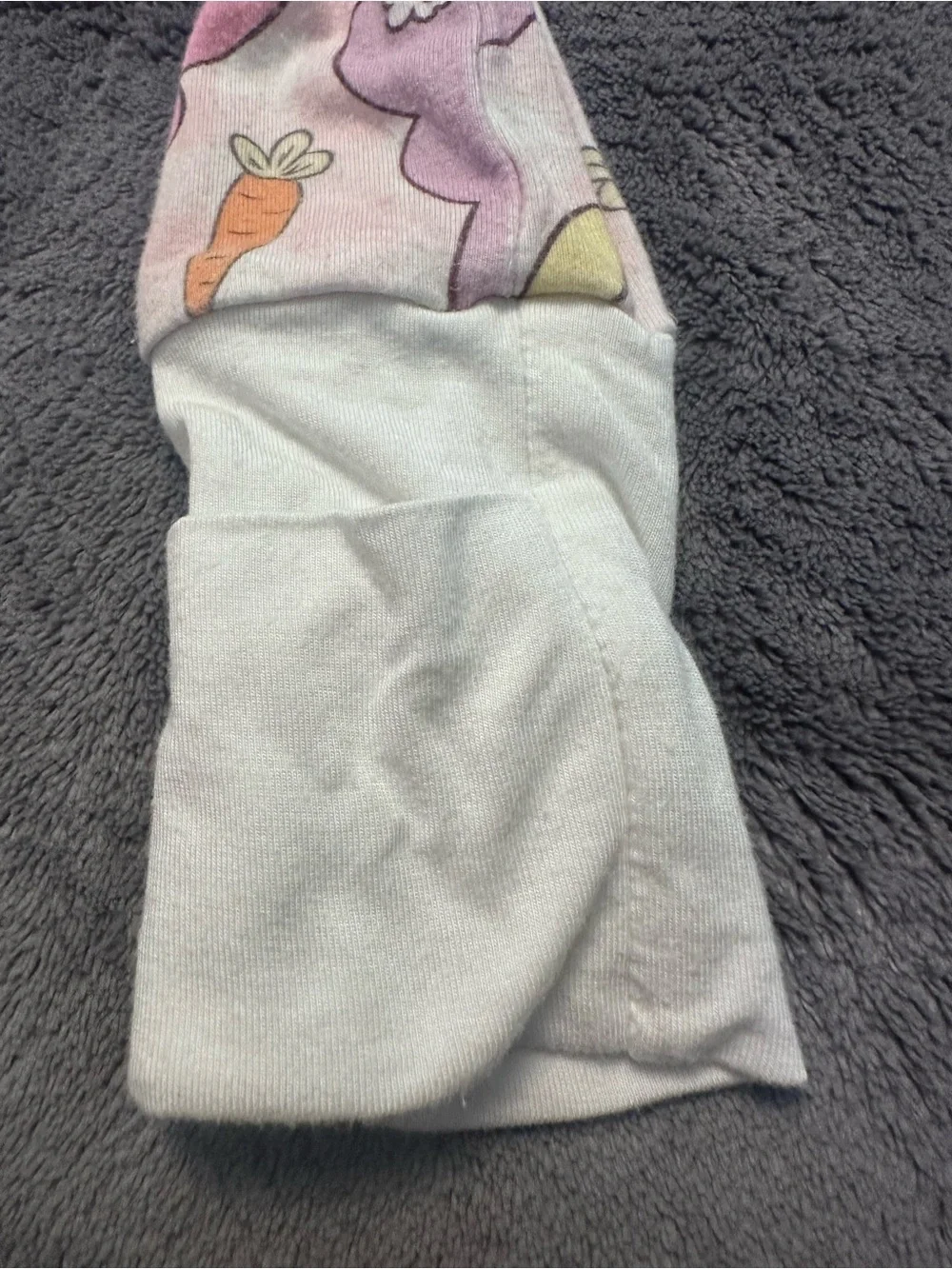 Caden Lane Bamboo Zip Pajamas 12–18M Bunny Print Sleeper